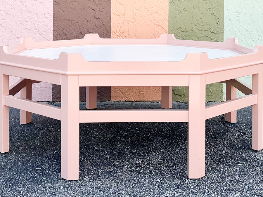 Custom Pretty in Pink Coffee Table