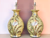 Pair of Tropical Chartreause Lamps