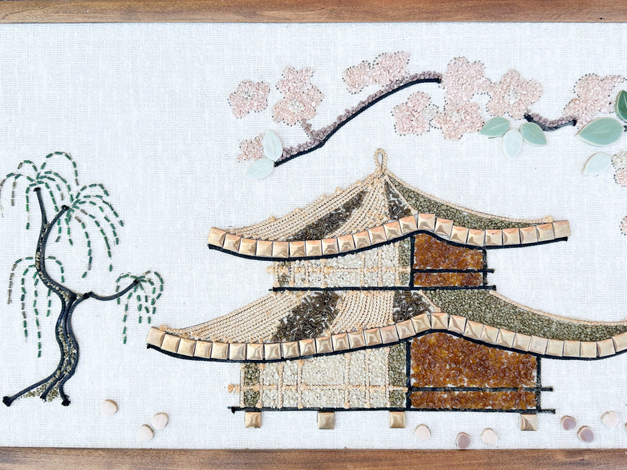 MCM Pagoda Gravel Art