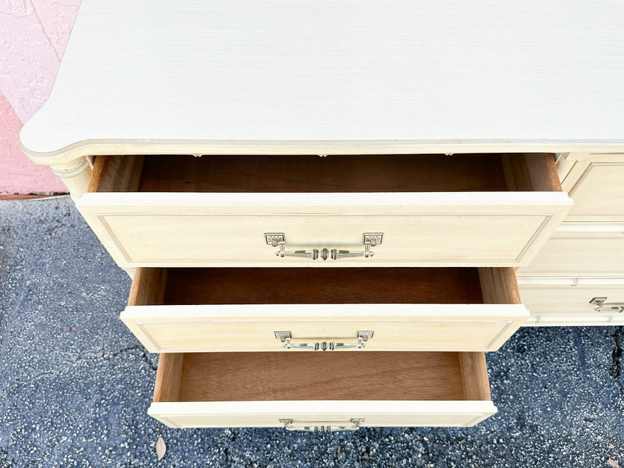 Henry Link Faux Bamboo Double Dresser
