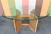 Woven Rattan Dining Table