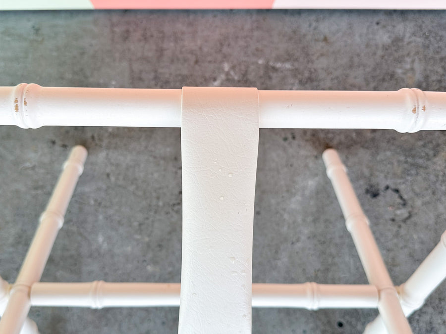 Faux Bamboo Luggage Rack