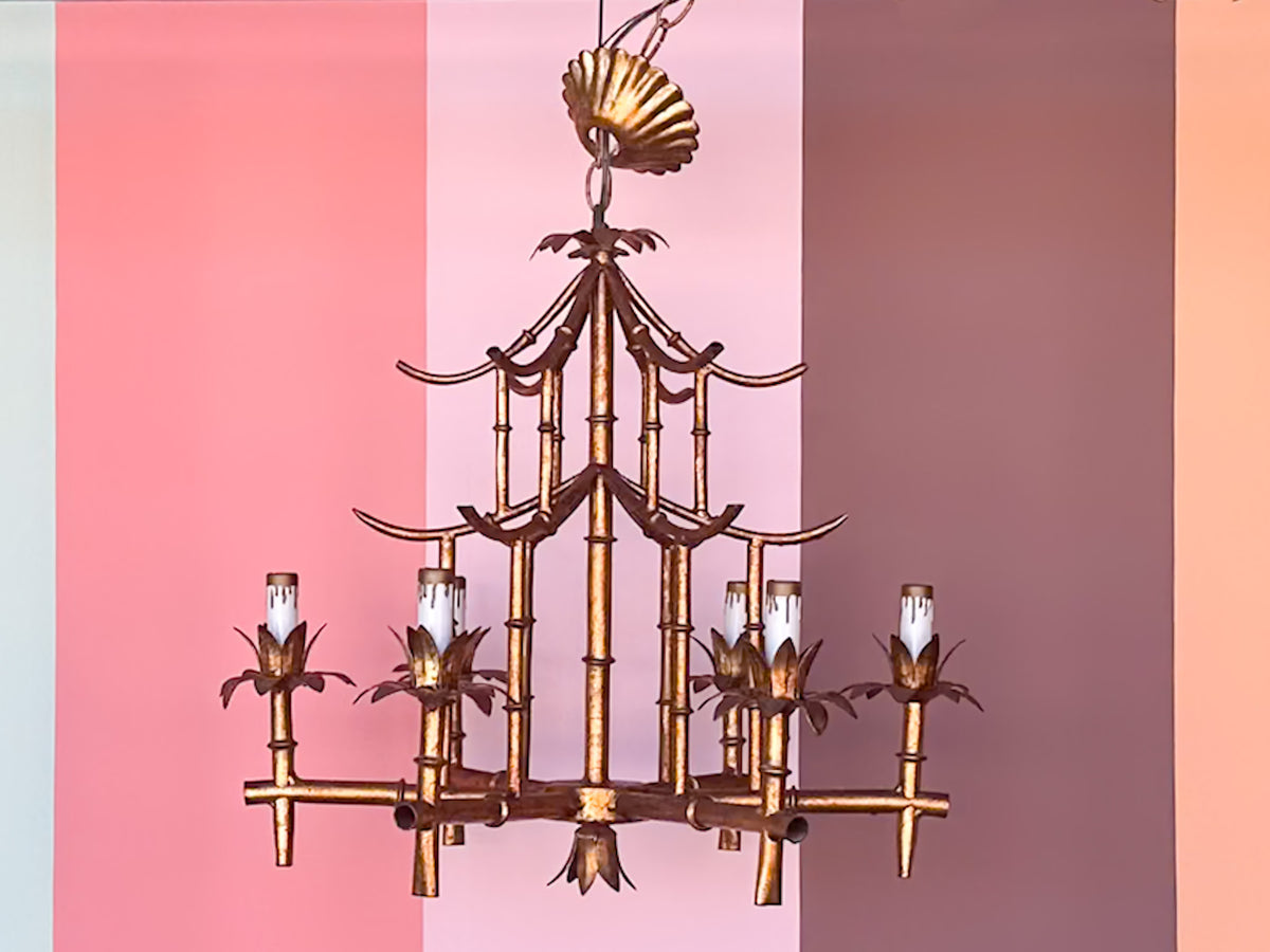 Regency Chic Pagoda Chandelier