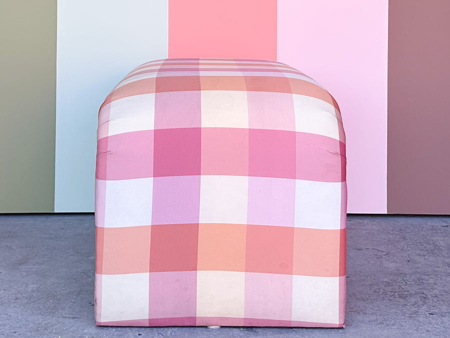 Preppy Plaid Waterfall Bench