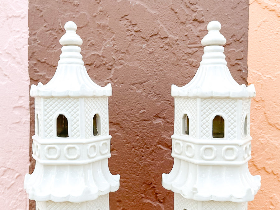 Pair of Fab Italian Pagodas