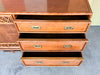 Handsome Tortoiseshell Rattan Dresser