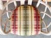 Pair of Painted Rattan Lounge Chairs