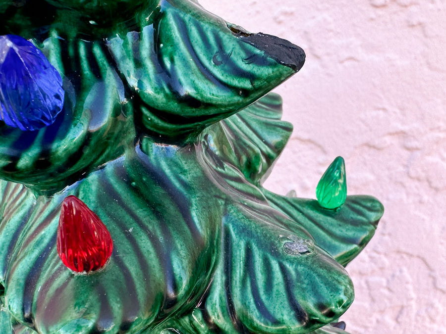 Medium Green Ceramic Christmas Tree