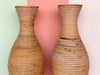 Pair of Natural Pencil Reed Vases