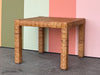 Rattan Wrapped Side Table