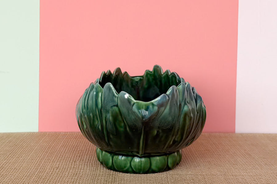 Palm Leaf Cachepot