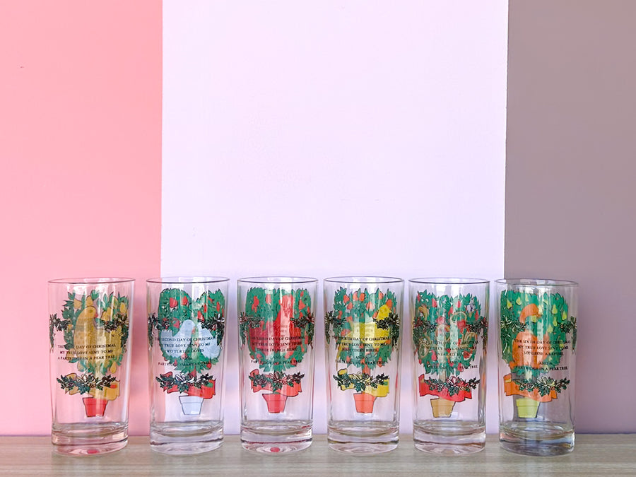 Twelve Days of Christmas Glassware