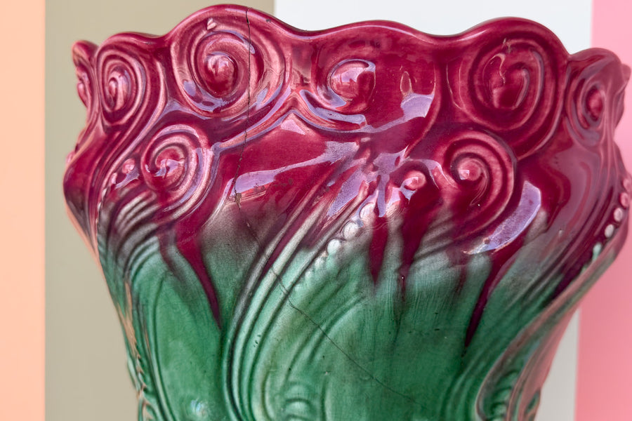 MCM Chic Cachepot and Pedestal