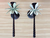 Pair of Palm Tree Wall Sconces