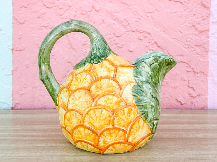 Italian Orange Pitcher