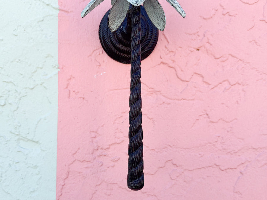 Pair of Palm Tree Wall Sconces