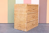 Island Style Rattan Wrapped Oversized Nightstand