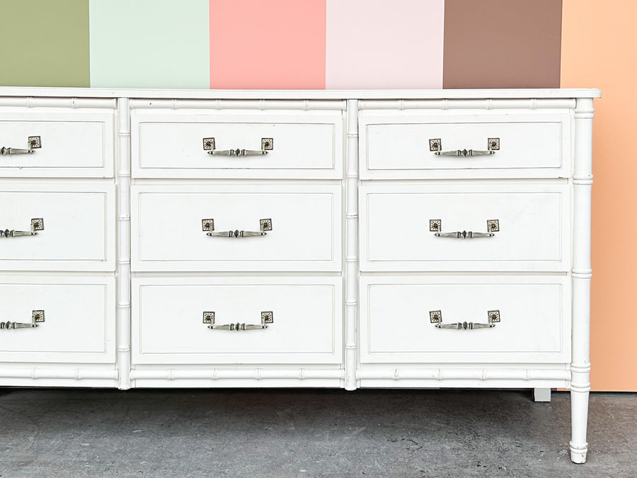 Palm Beach Style Faux Bamboo Dresser