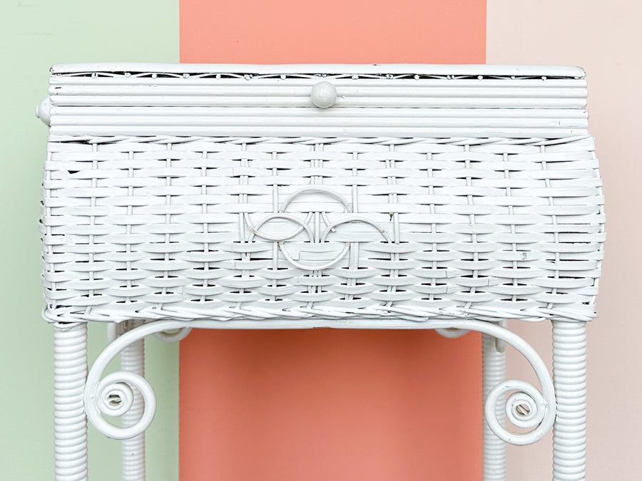Wicker Sewing Basket
