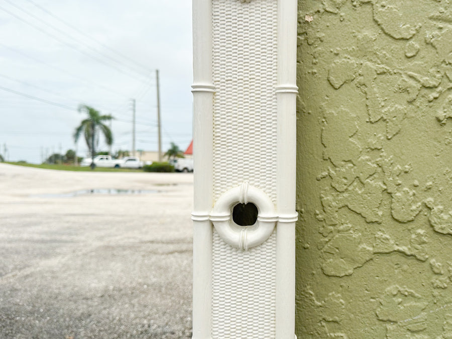 Palm Beach Style Faux Bamboo Mirror