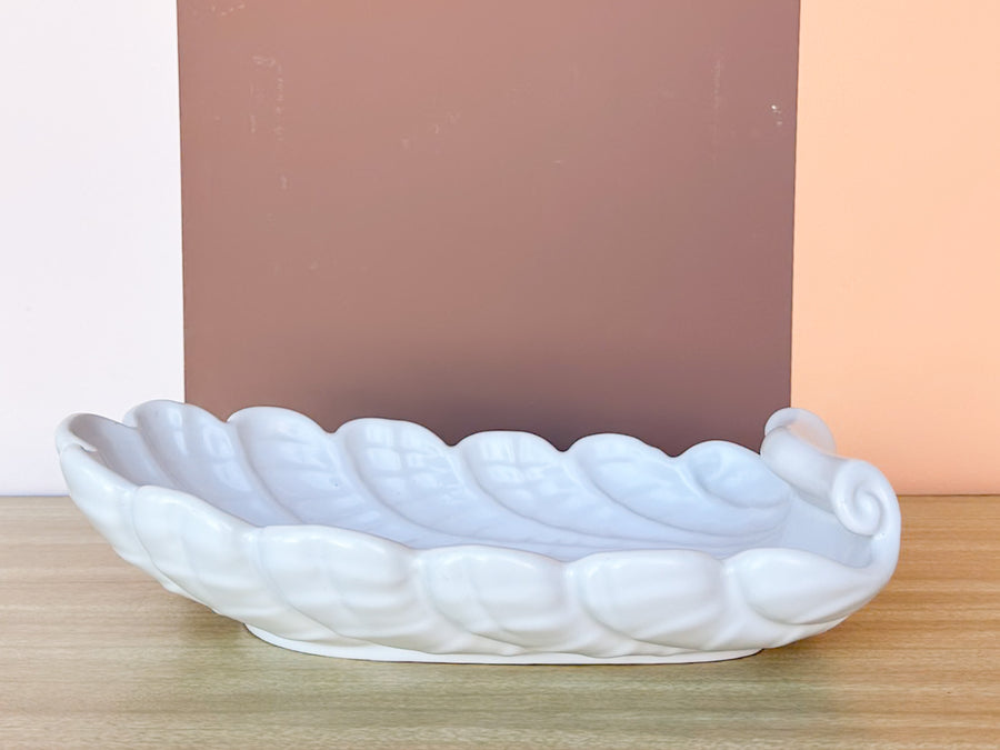 Pair of Kips Bay Show House Palm Beach Chic Shell Plates
