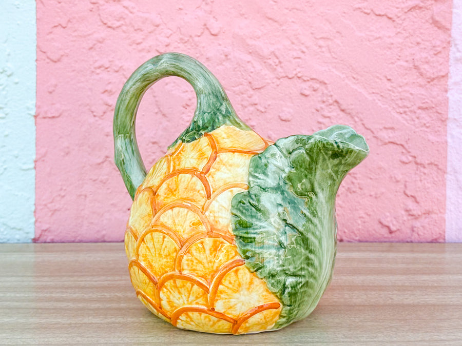 Italian Orange Pitcher