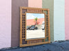 Rattan Grid MIrror