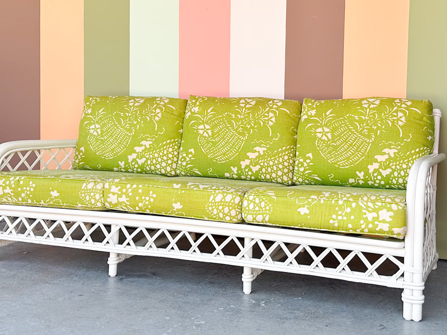 Ficks Reed Rattan Sofa