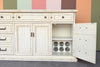 Thomasville Faux Bamboo Flip Top Server