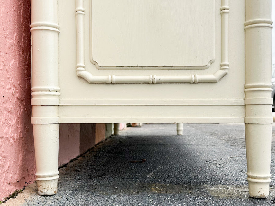 Greek Key and Faux Bamboo Dresser