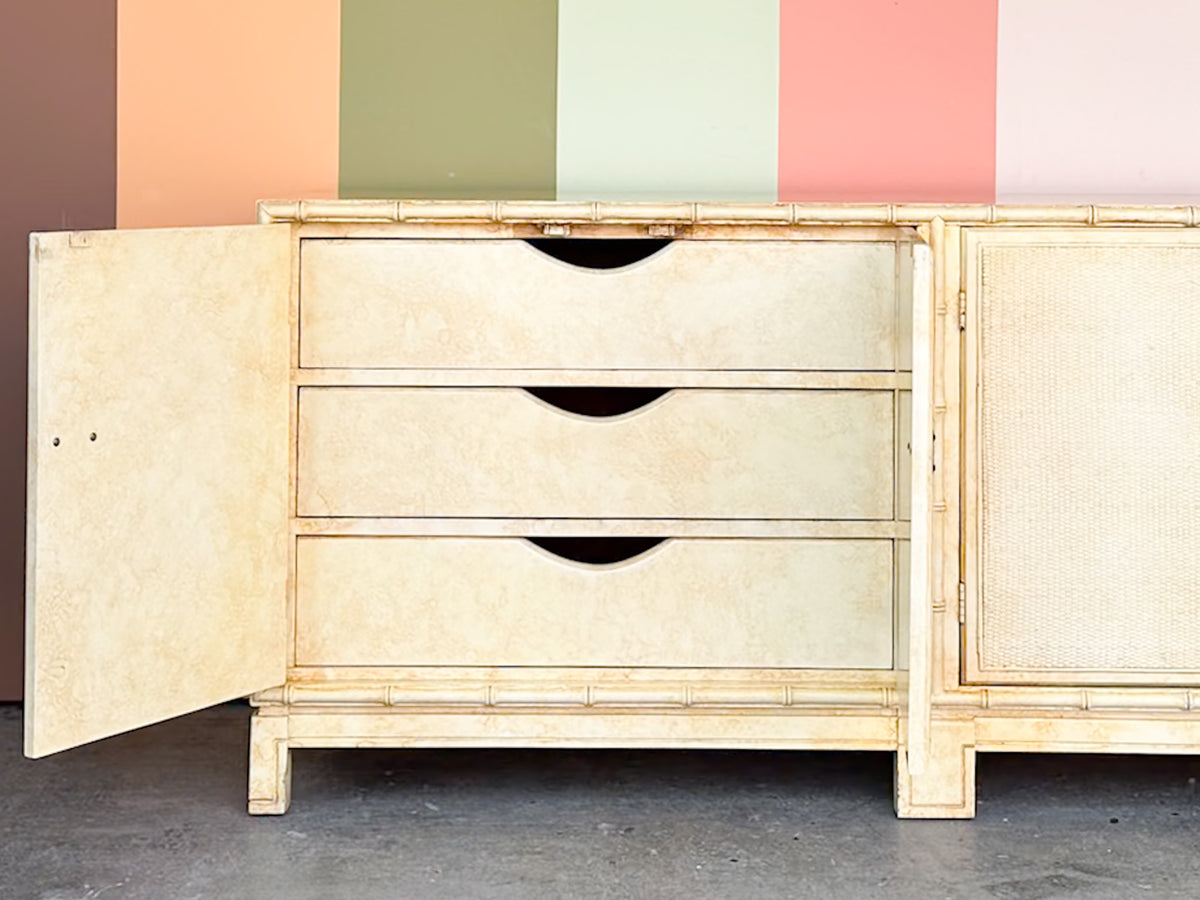 Palm Beach Chic Faux Bamboo Server