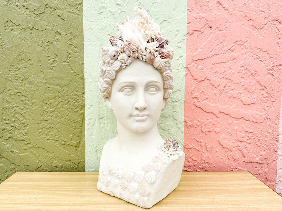 Extra Large Shellegance Bust Cachepot
