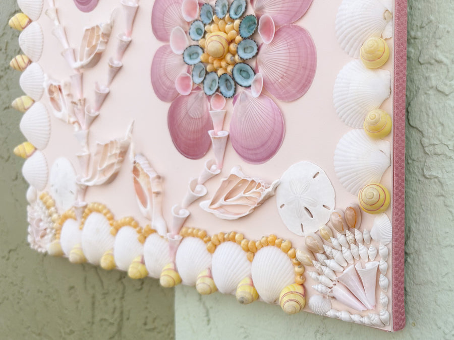 Lavender Flowers Shell Panel