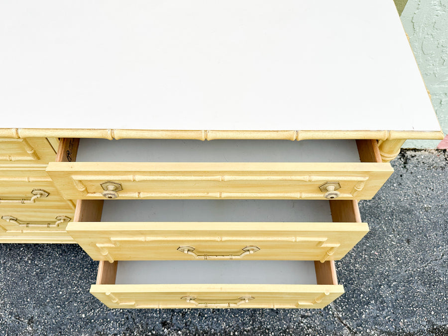 Thomasville Faux Bamboo Dresser
