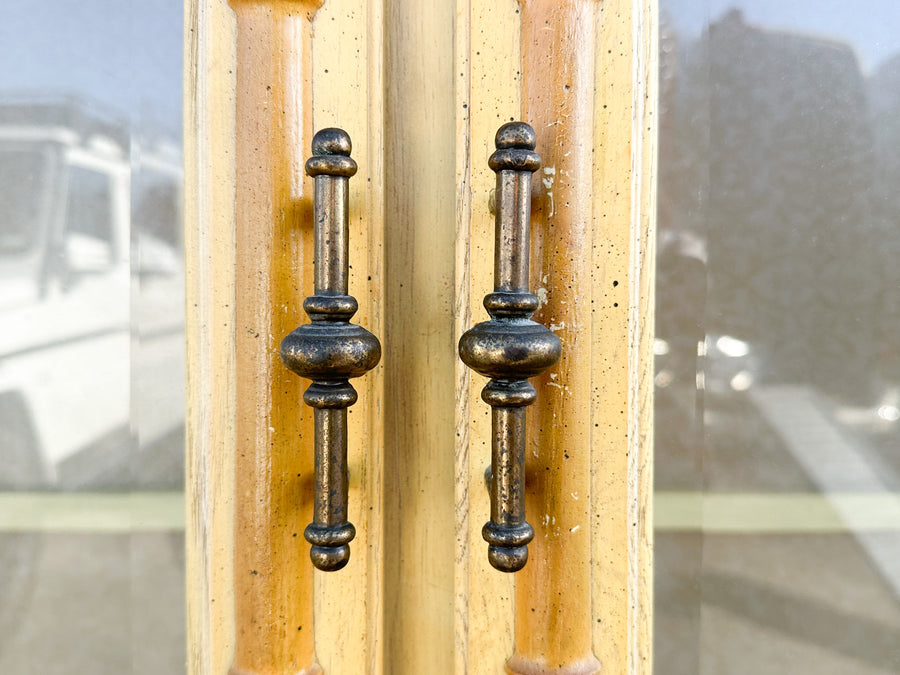 Faux Bamboo China Cabinet