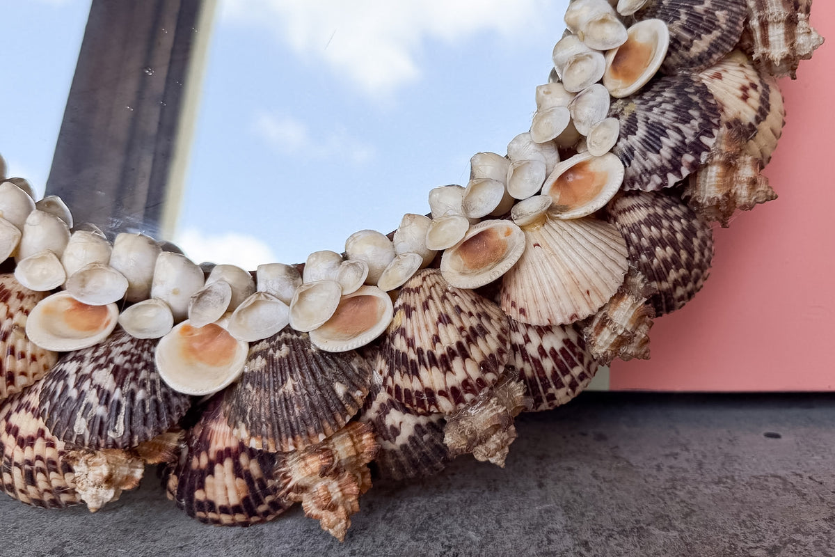 Old Florida Shell Mirror