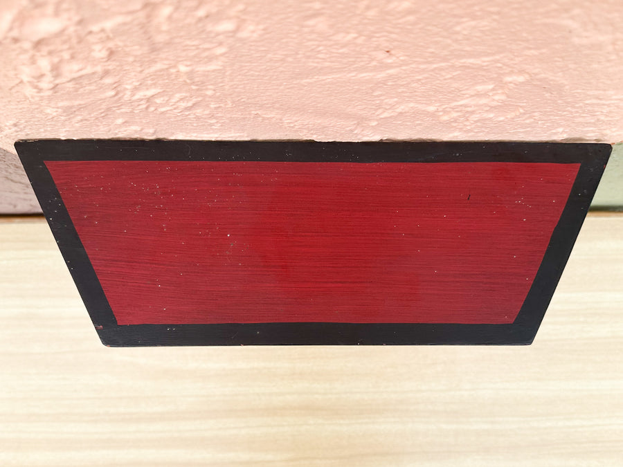 Pair of Hand Painted Bird Wall Shelves
