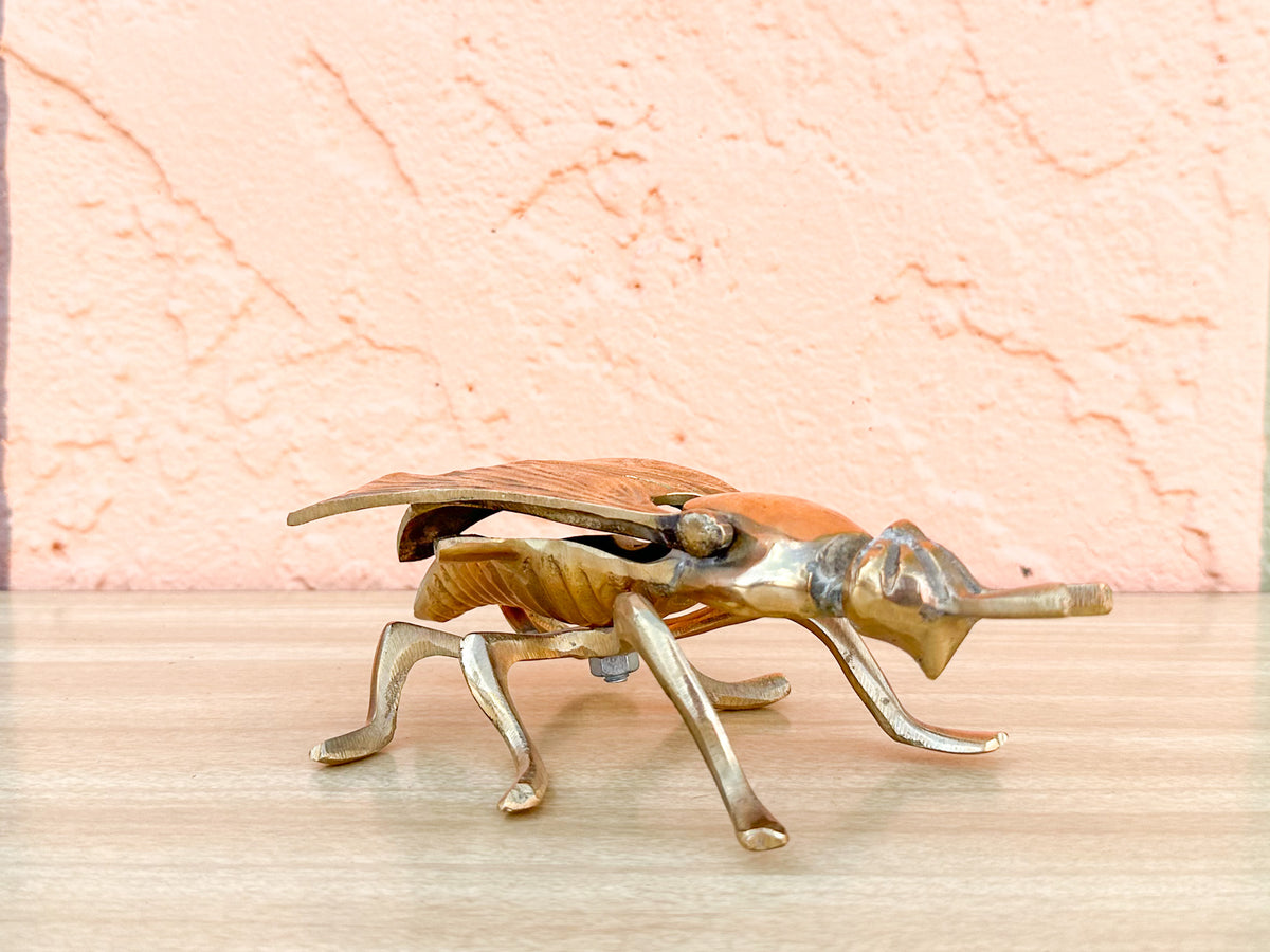 Brass Fly Trinket Dish