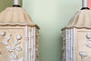 Pair of Chinoiserie Flower Lamps