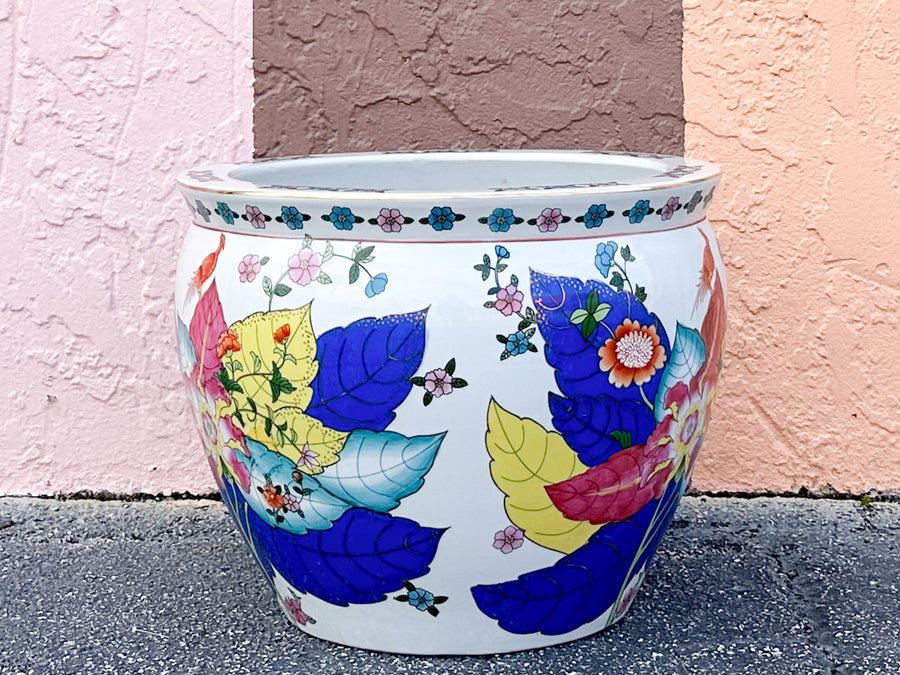 Large Colorful Cachepot