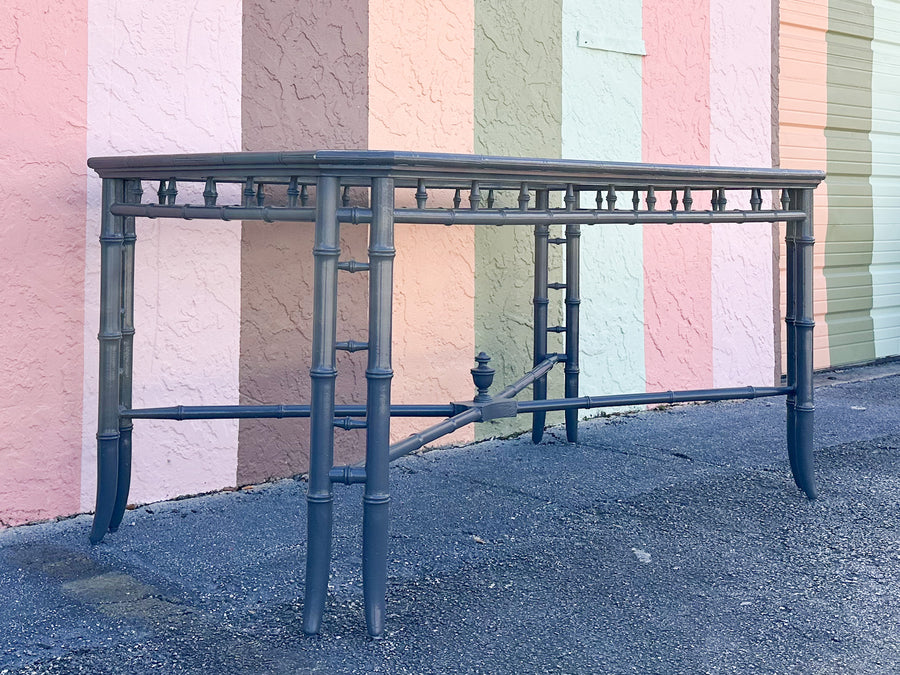 Palm Beach Faux Bamboo Dining Table
