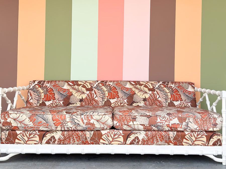 Fab Faux Bamboo Sofa