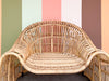 Coastal Style Rattan Spider Lounge Chair