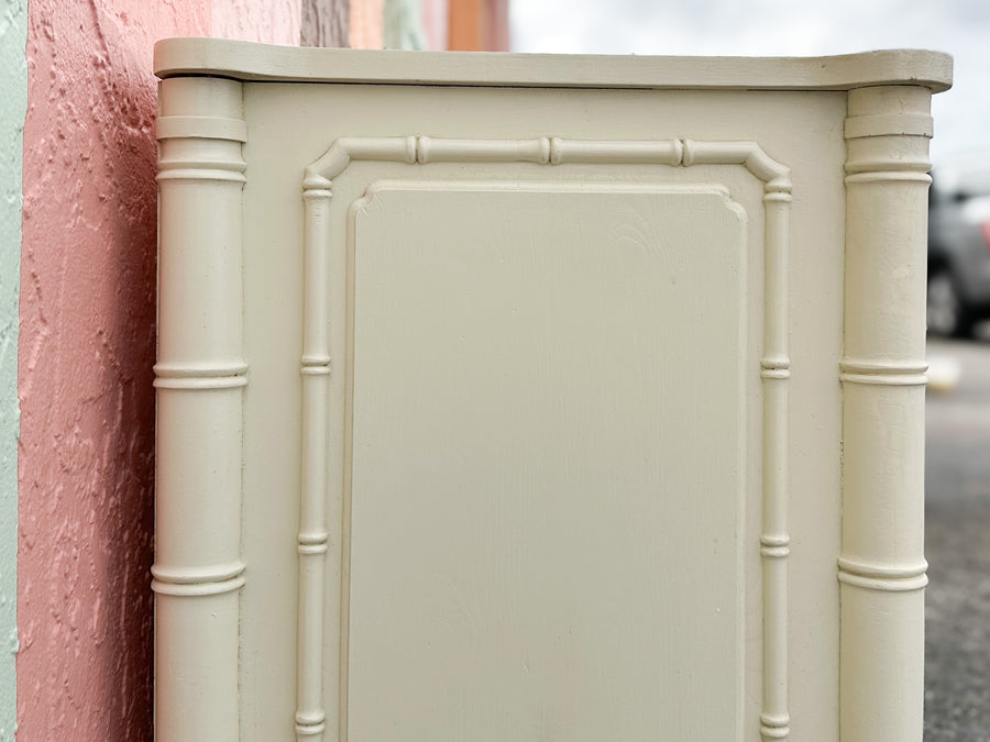 Greek Key and Faux Bamboo Dresser