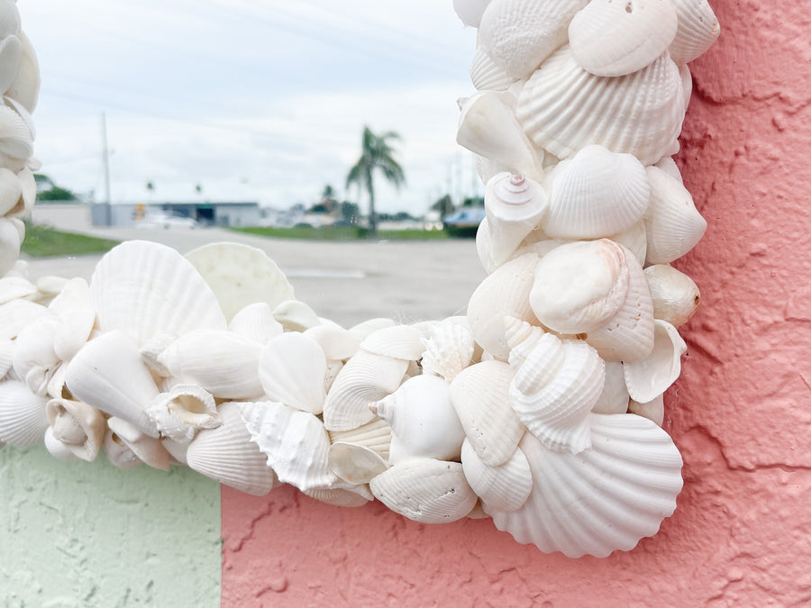 Kips Bay Sanibel Island Shell Mirror