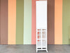 Newly Painted Rattan Bar Cabinet