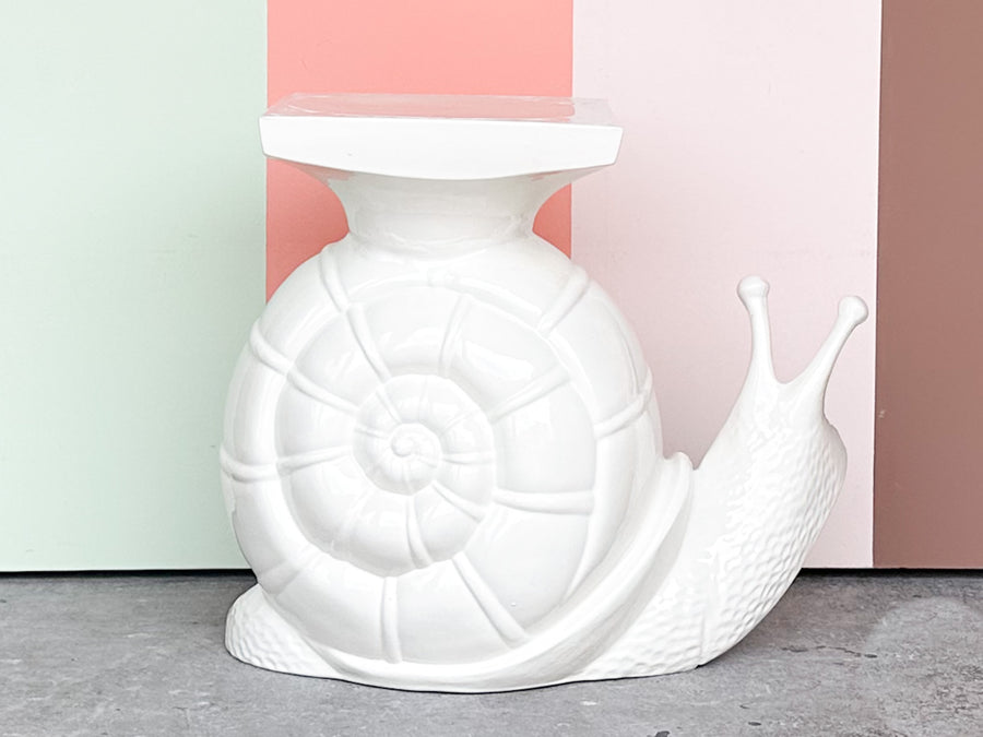 Ceramic Snail Garden Seat