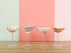 Set of Four Chic Shell Coupes