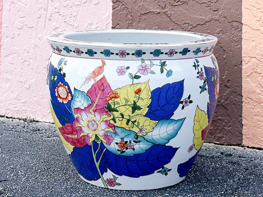 Large Colorful Cachepot