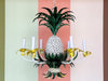 Tole Pineapple Chandelier